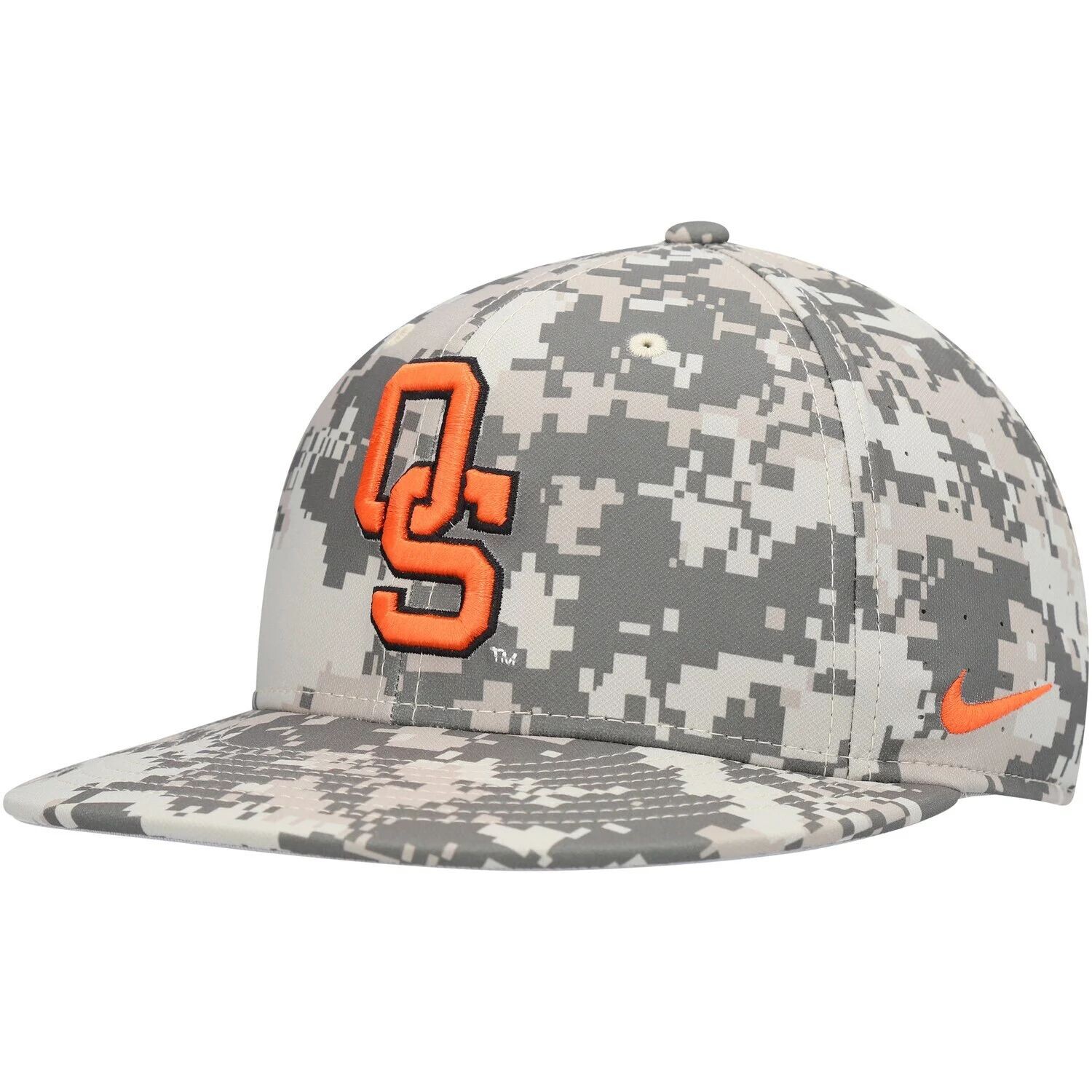 

Мужская приталенная кепка Nike Camo Oklahoma State Cowboys Aero True Baseball Performance