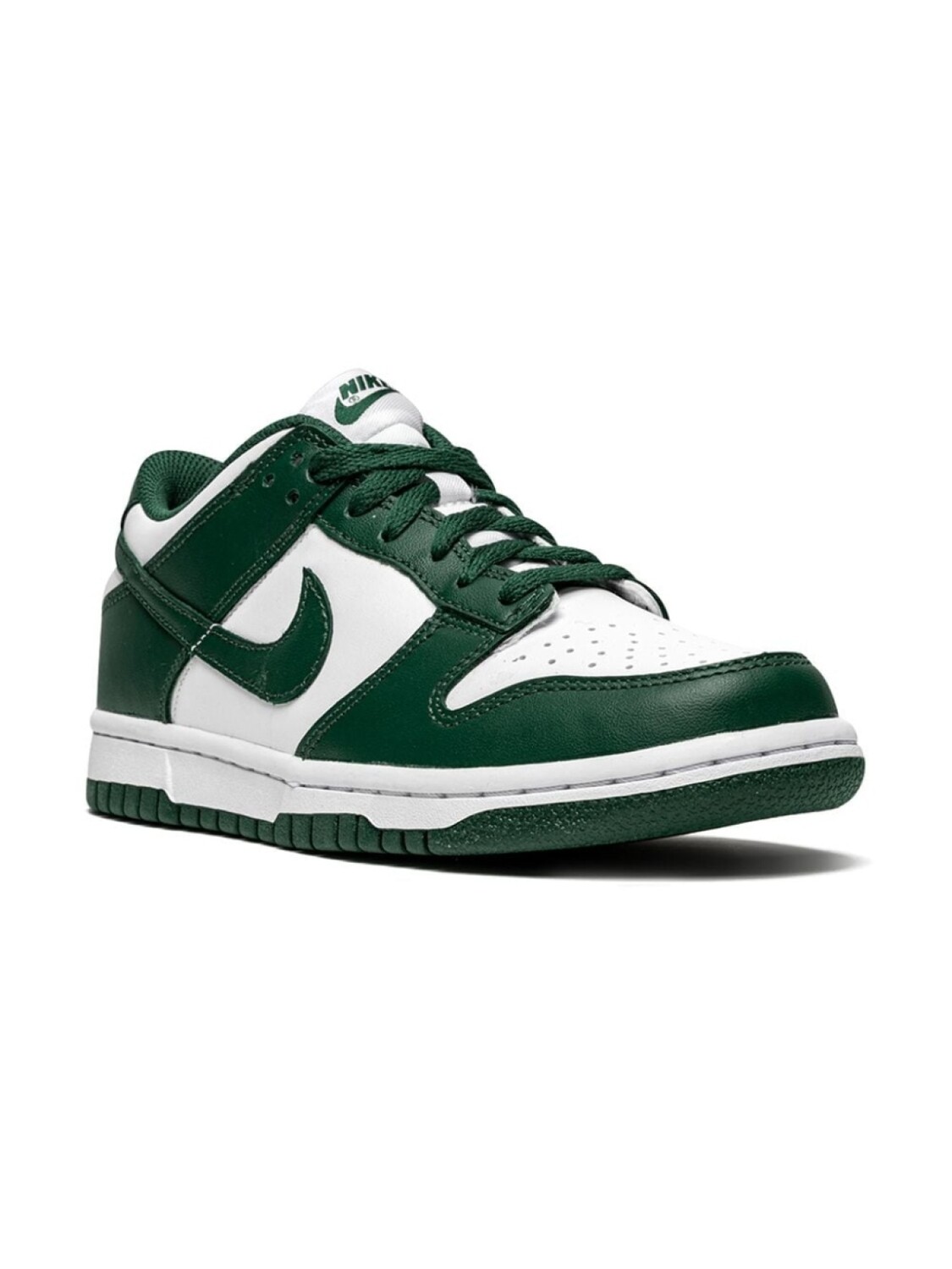 Nike Kids кроссовки Dunk Low, зеленый — фото 2