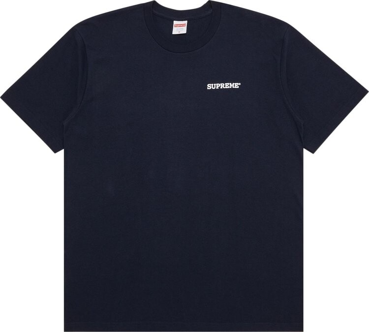 

Футболка Supreme Patchwork 'Navy', синий
