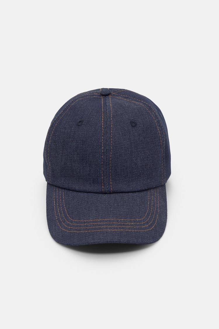 

Джинсовая кепка Pull And Bear, синий