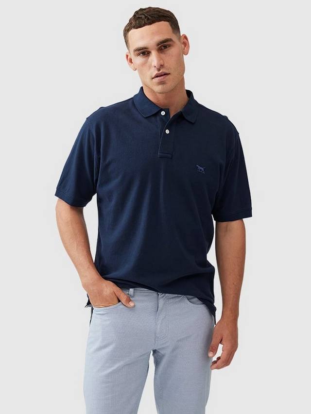 

Оригинальная прямая хлопковая поло с короткими рукавами от Gunn Rodd & Gunn, Eclipse