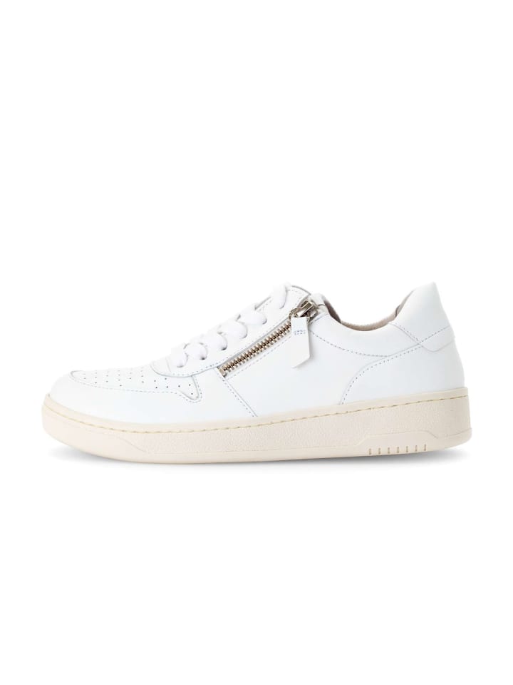 Кроссовки на шнуровке Gabor Fashion Sneaker low, белый — фото 2