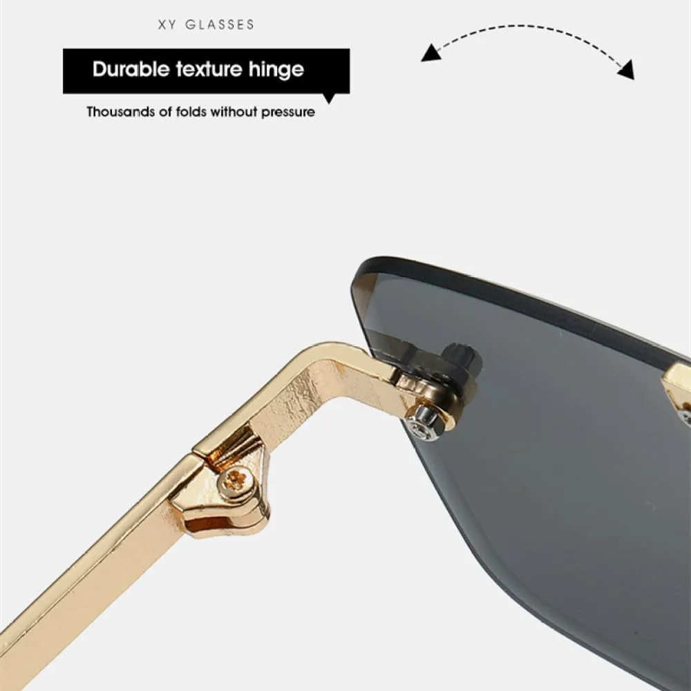 

Роскошные солнцезащитные очки для женщин и мужчин, модные солнцезащитные очки, популярные для вечеринок и вождения, сине-желтые, один размер TYUVIVO, Blue Yellow