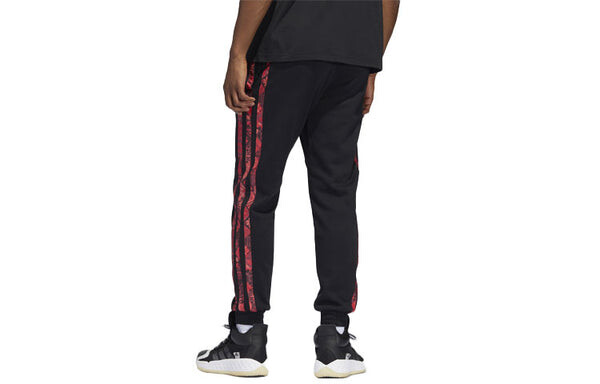 Спортивные штаны adidas Mic Dame Pant limited Side Stripe Basketball Sports Bundle Feet Pants Black, черный — фото 2