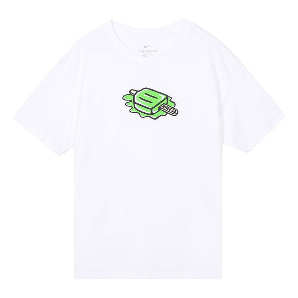 

Футболка sb casual sports с круглым вырезом скейтборд с коротким рукавом Nike, белый