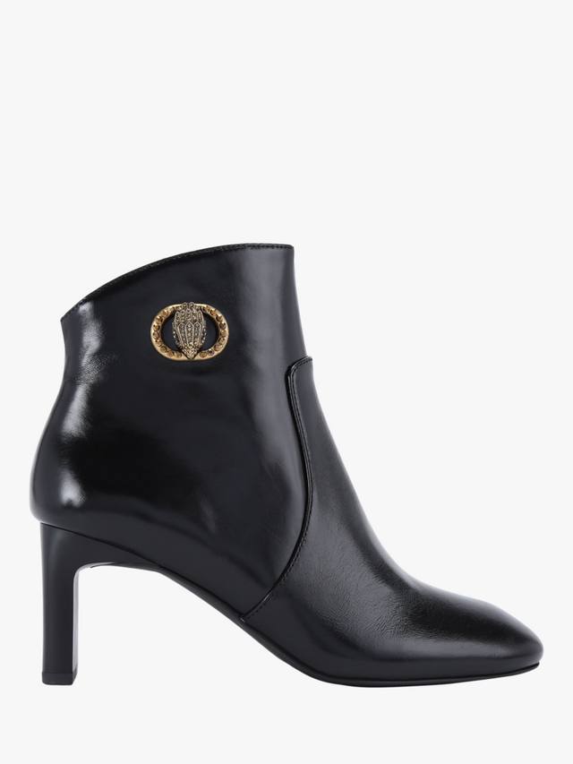 Ботильоны из кожи челси на высоком каблуке Kurt Geiger London, черный
