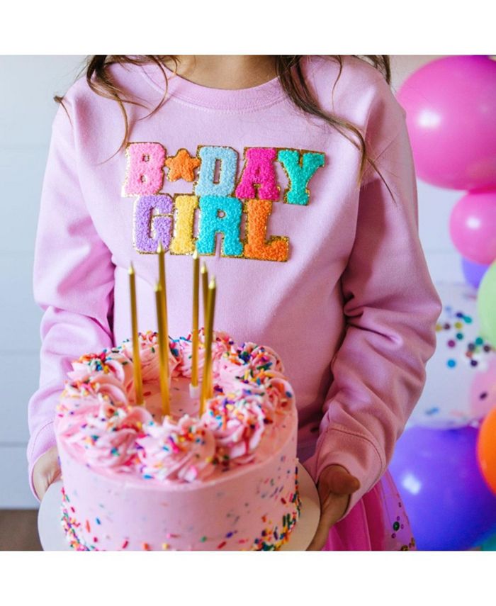 Унисекс худи с нашивкой "Happy Birthday" Sweet Wink, розовый — фото 2
