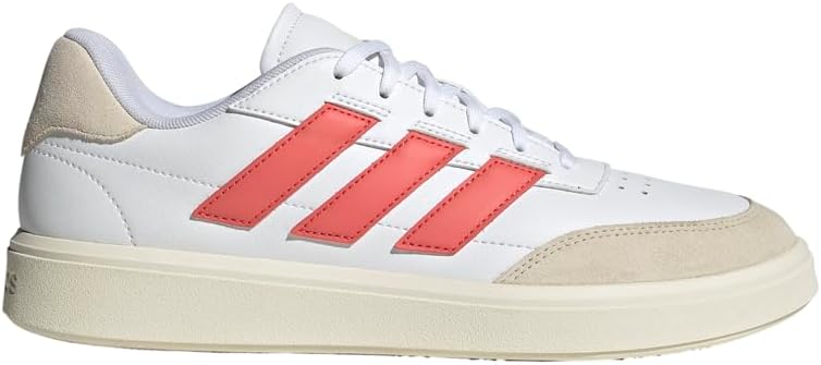 Мужские кроссовки Adidas Courtblock, белый/алый — фото 2