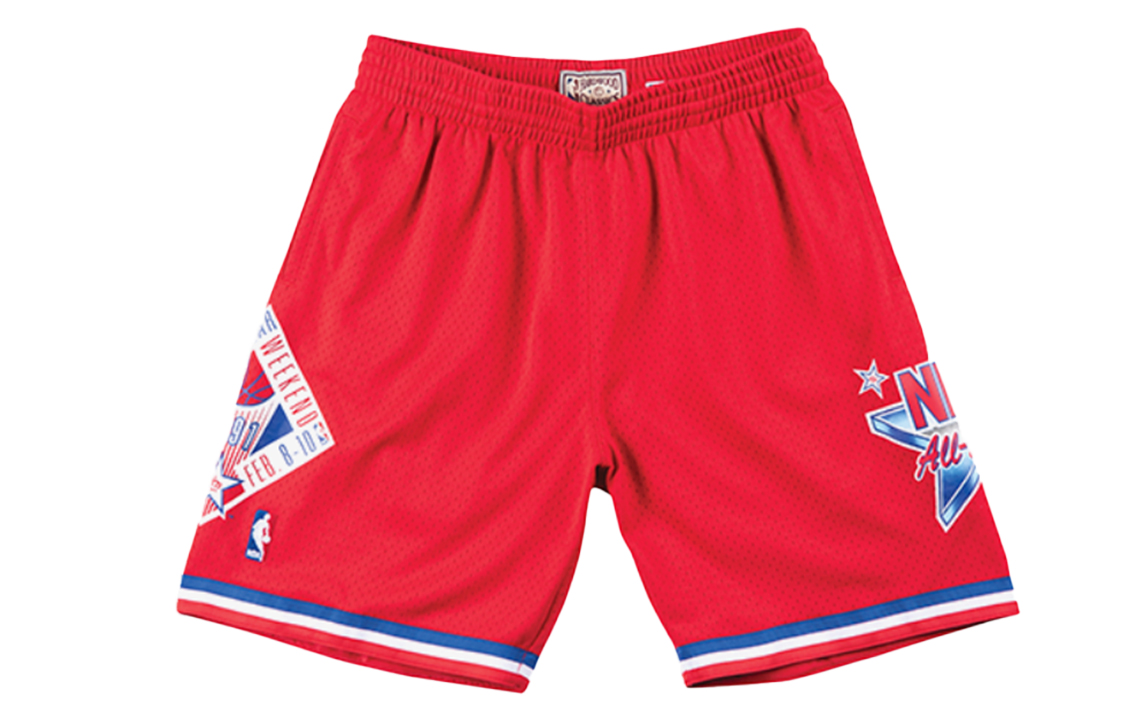 

Mitchell Ness Шорты баскетбольные Mitchell & Ness мужские красные