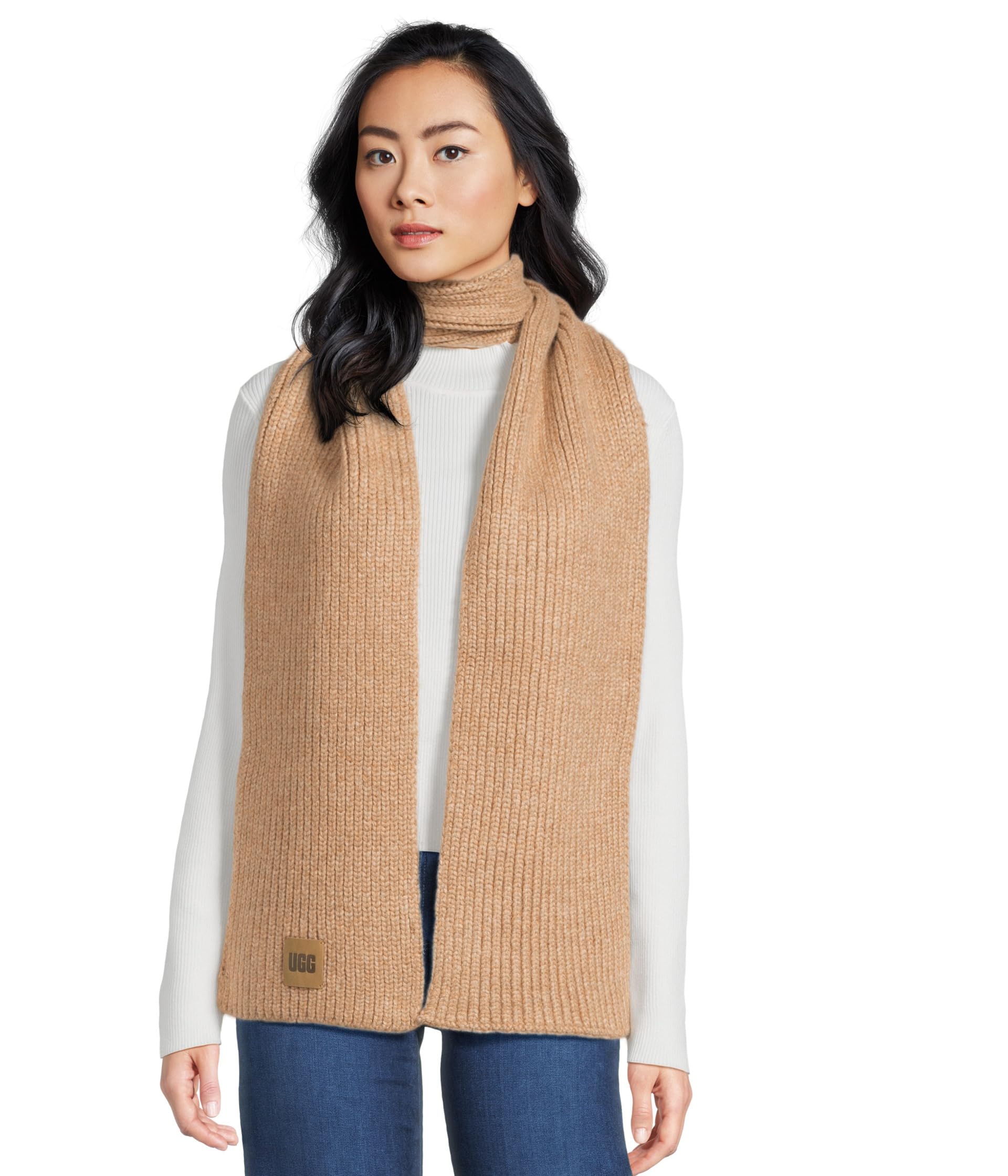 

Шарф Unisex UGG Chunky Rib Scarf, кэмел