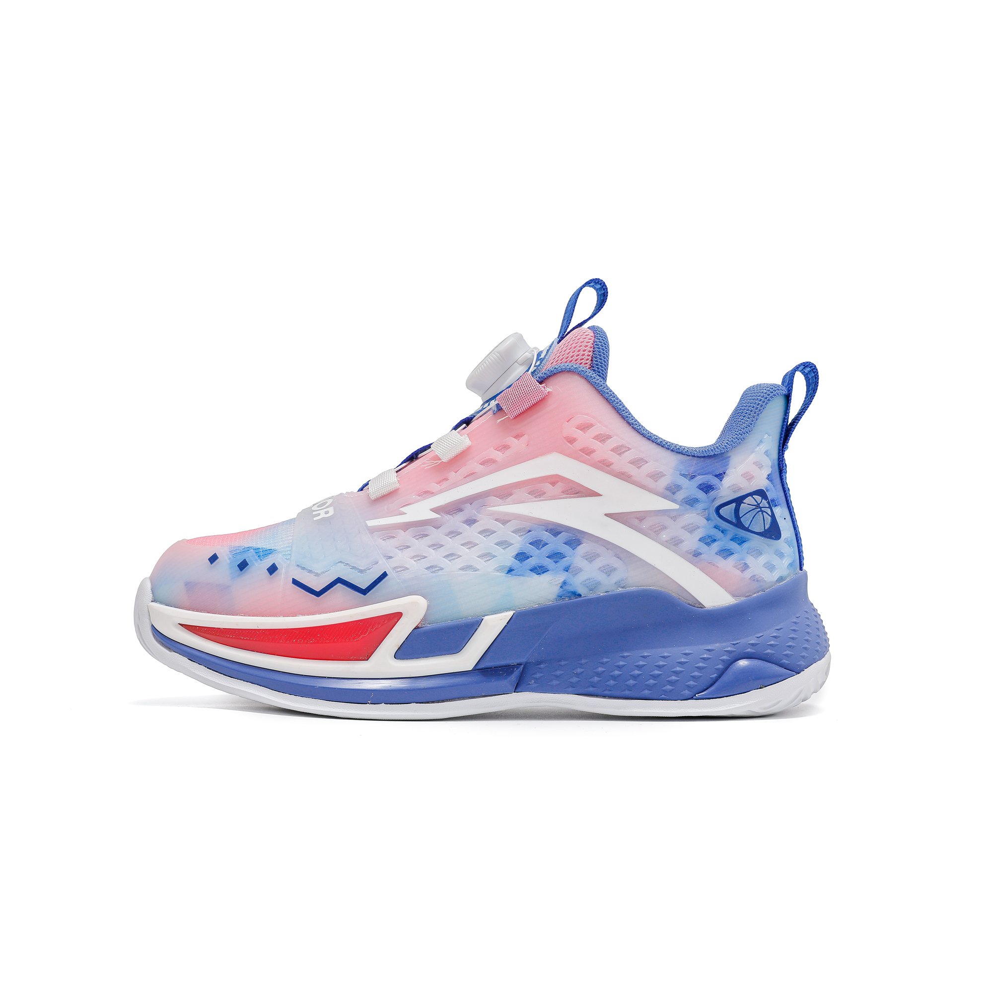 

Кроссовки для бега Warrior Anti Slip, износостойкие, средний размер, детские, розовый/синий/белый