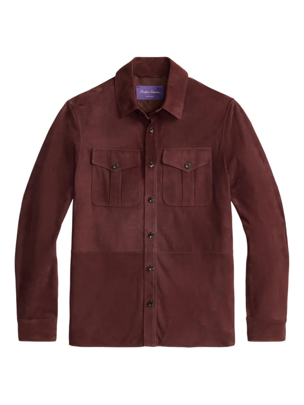 

Куртка-рубашка с карманами Ralph Lauren Purple Label, красный
