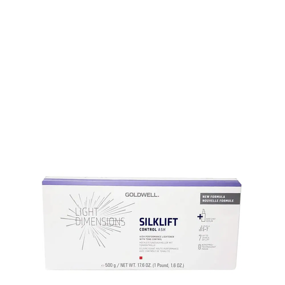 Осветлитель для волос «Light Dimensions Silklift Control Ash» от Goldwell, 500 г ‎Goldwell, Ash