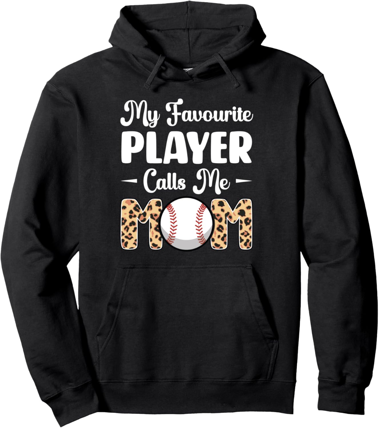 

Моя любимая бейсболистка - та, которую я называю «Мама Худи» Baseball Player Gifts, черный
