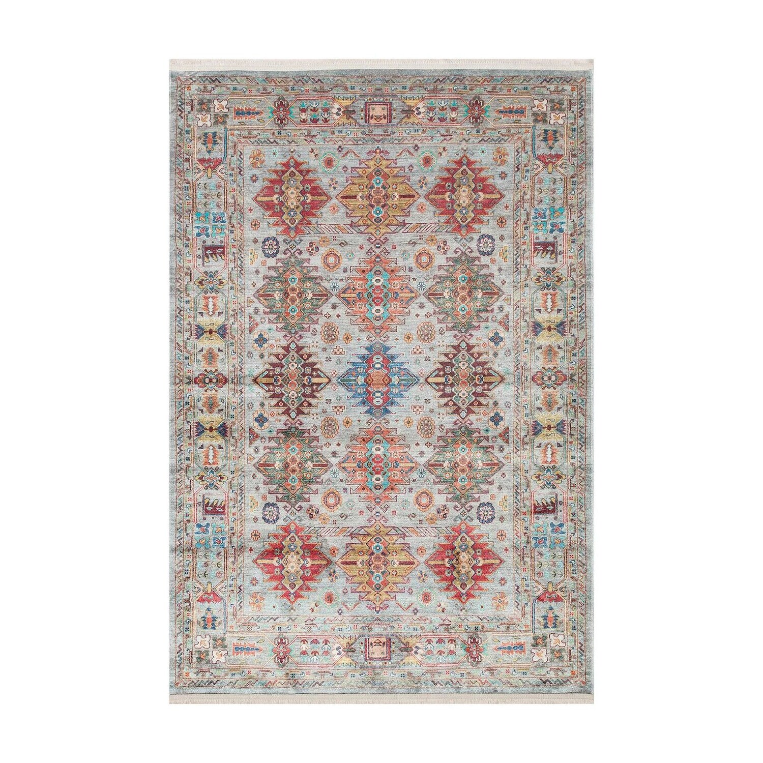 

Ковер Eco Carpet Antique Aqua Machine Made - Разноцветный - 120x180 см Eko Halı