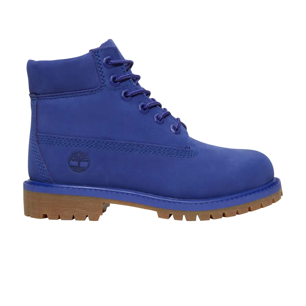 Ботинки Timberland Premium 6 Inch Junior с логотипом, синий
