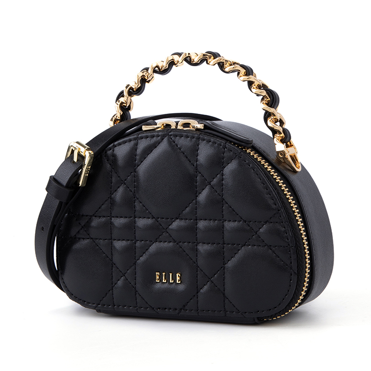 

ELLE Сумка-купол из коровьей кожи Regular Women's Yellow/White/Black