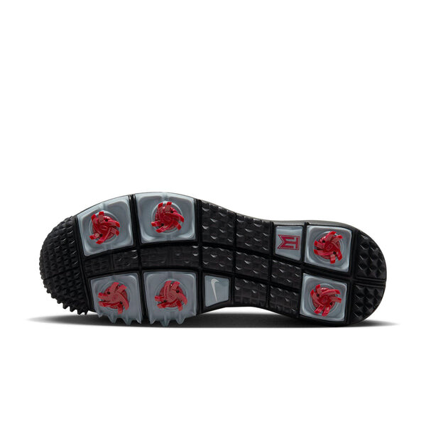 Кроссовки Nike Tiger Woods '13 Golf Shoes 'Black Varsity Red', черный — фото 2