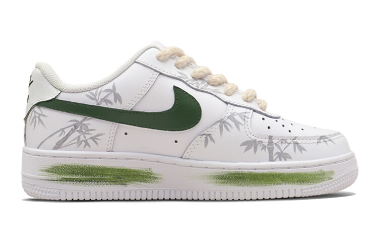 

Кроссовки для скейтбординга Air Force 1 женские с низким верхом, белые/зеленые Nike, Зеленый, Кроссовки для скейтбординга Air Force 1 женские с низким верхом, белые/зеленые Nike