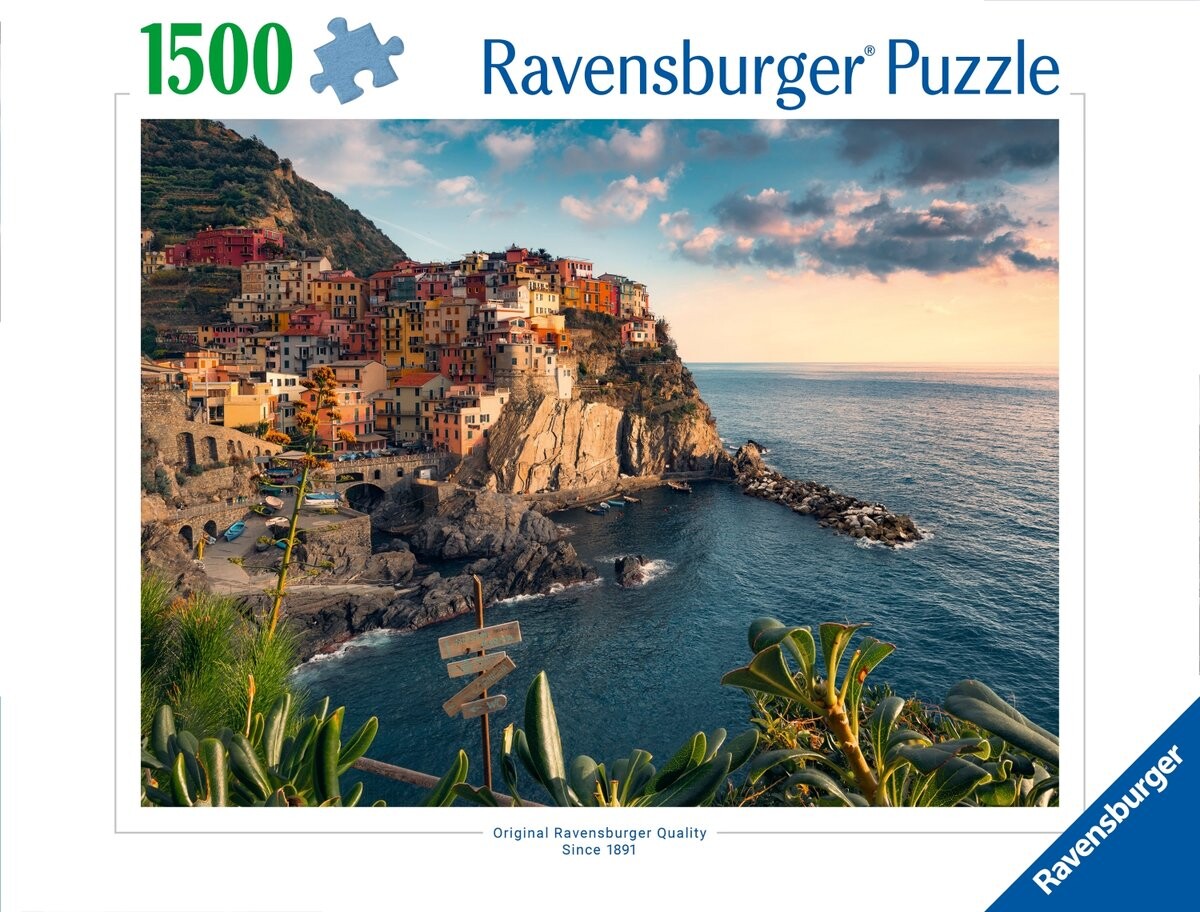 

2D пазл: Вид на Чинкве-Терре 1500 деталей Ravensburger