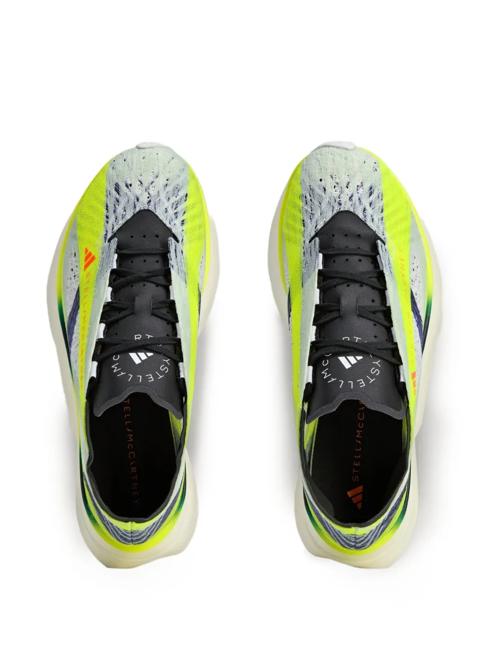 Кроссовки Prime X 2.0 Strung Cloud White/Grey One/Core Black Adidas by Stella McCartney, зеленый — фото 4