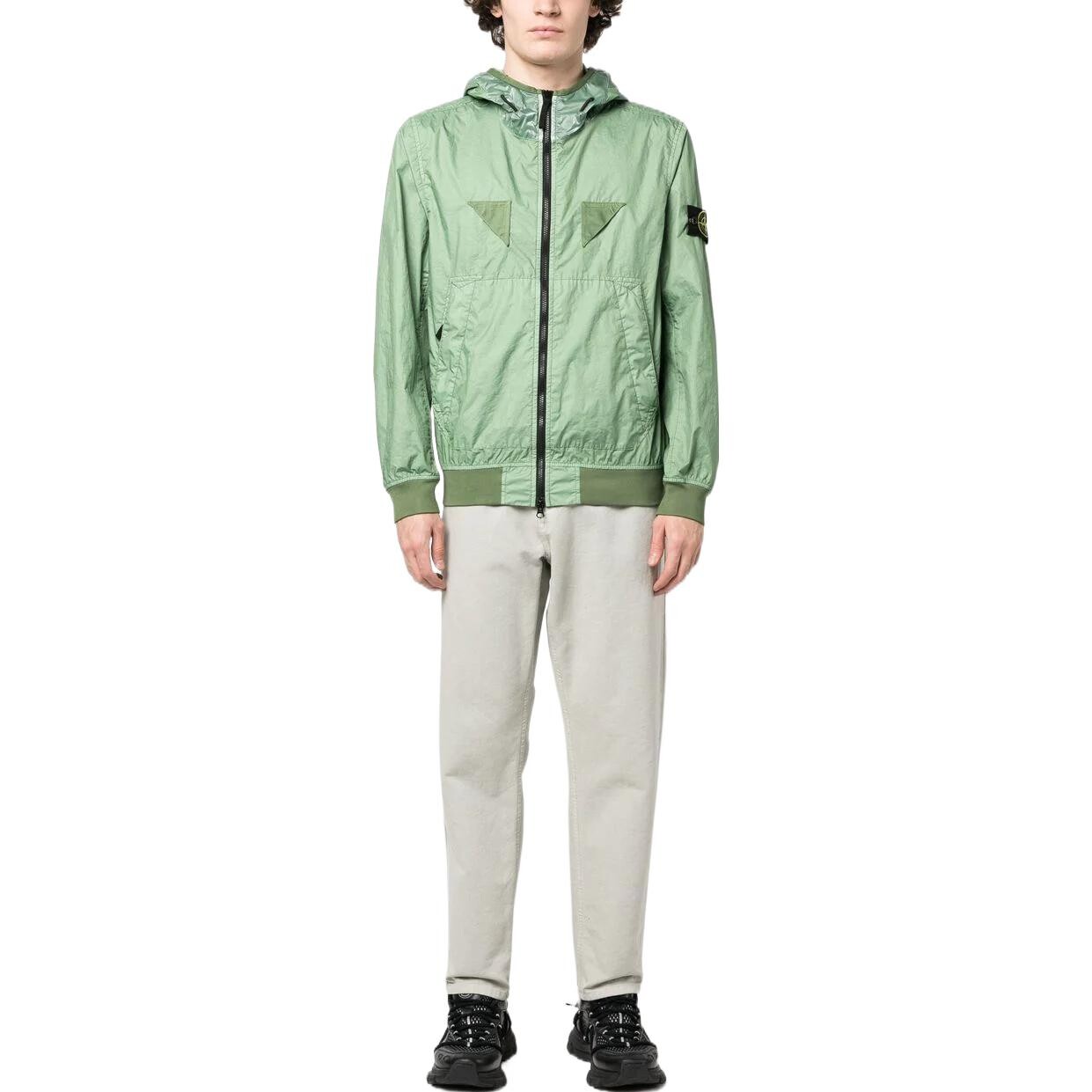 Куртка мужская Stone Island Membrana 3L TC, зеленый — фото 2