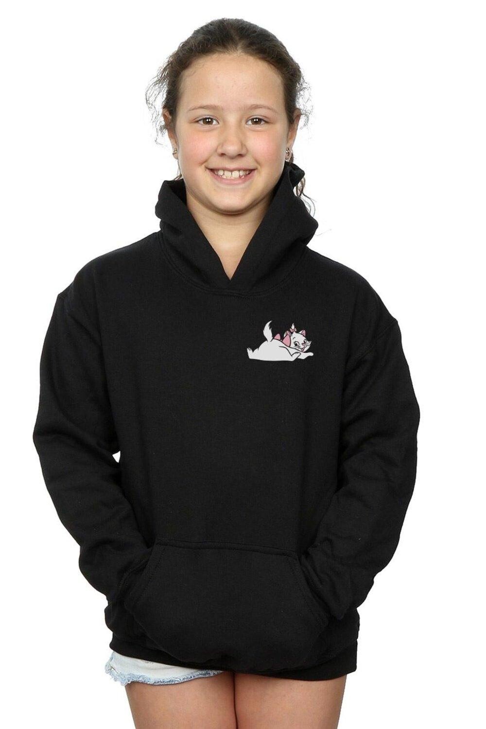 

Толстовка с принтом груди Aristocats Marie Sweet Backside Disney, черный