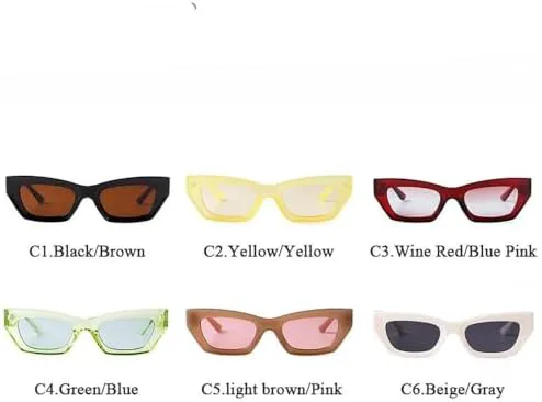 

Солнцезащитные очки в стиле ретро с коричневыми линзами, прямоугольной формы, для женщин и мужчин, винтажные солнцезащитные очки винно-красного цвета MTZJH, C1