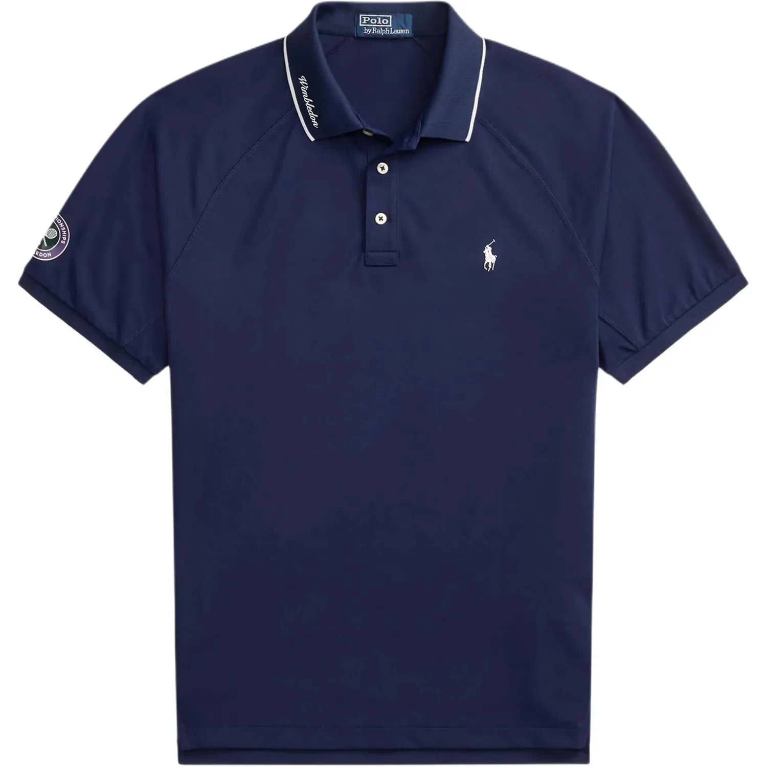 Мужское поло с воротником Polo Ralph Lauren Wimbledon, Marine Blue