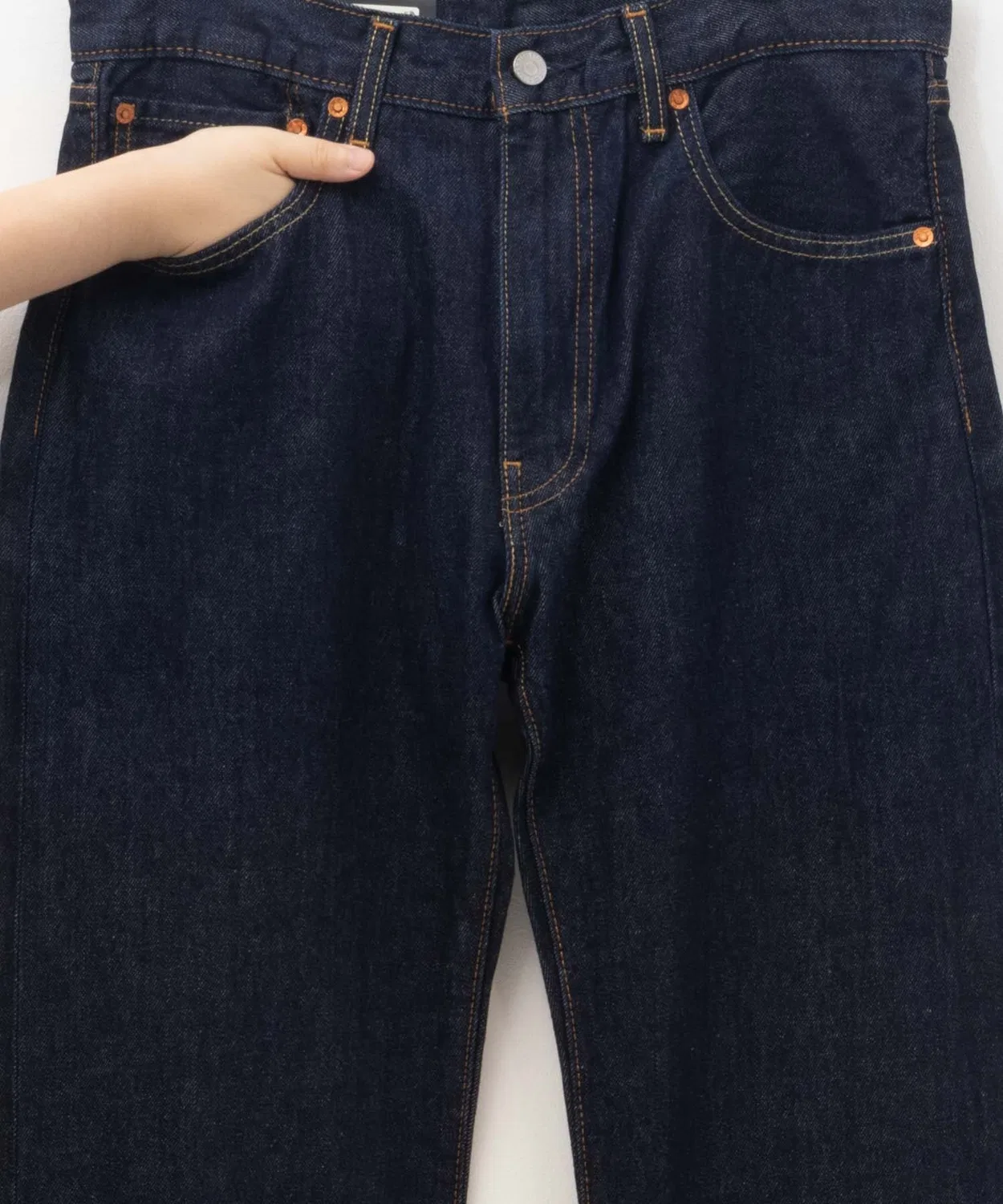 Мужские джинсы прямого кроя 555 Relaxed Straight Welcome To The Gam Levi's, One Wash — фото 4