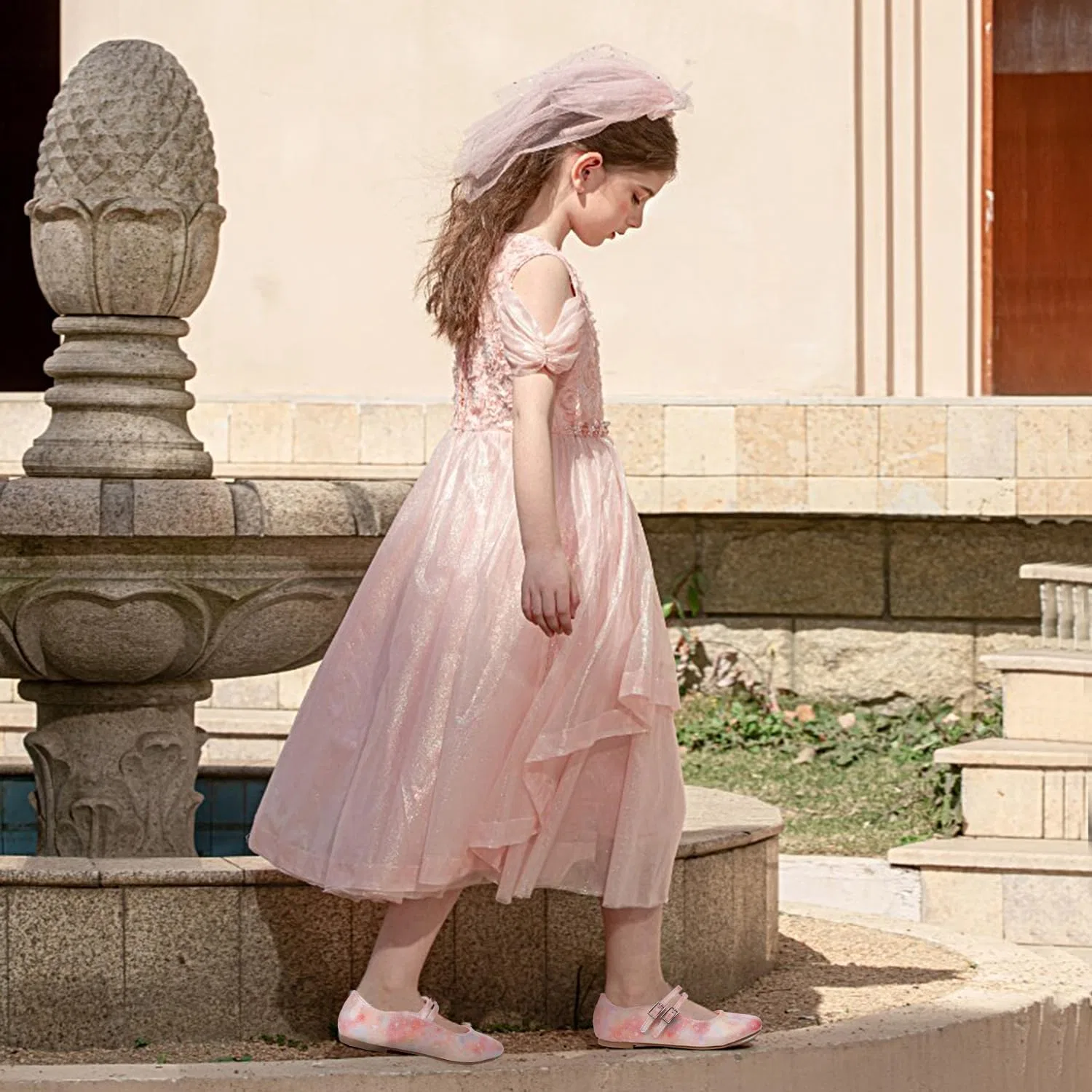 Детские туфли Мэри Джейн для девочек MIXIN, Pink — фото 2