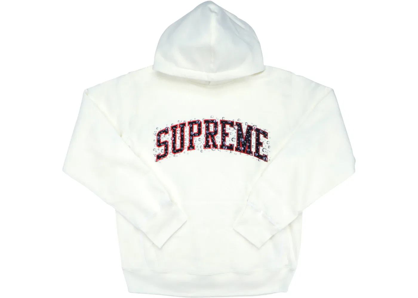 Мужской худи с принтом Water Arc Supreme, White