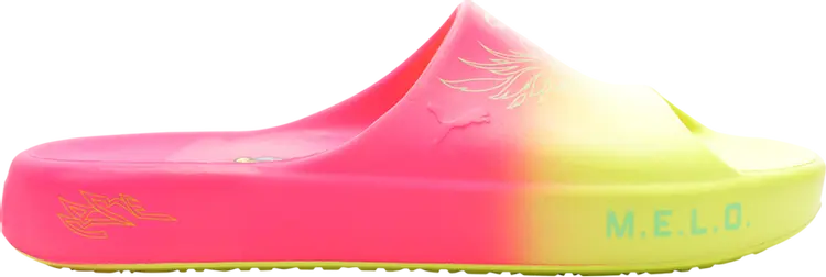 

Сандалии Puma Rick and Morty x LaMelo Ball x Shibui Cat Slide Adventures, желтый