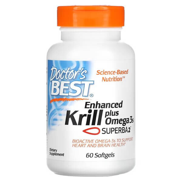 

Масло криля с Омега-3s Doctor's Best, 60 капсул