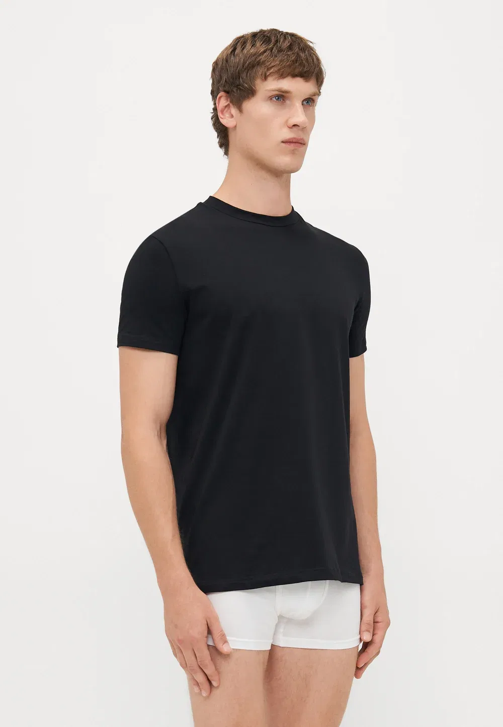 Новый базовый комплект из 3 футболок с логотипом Dsquared2, Black — фото 4