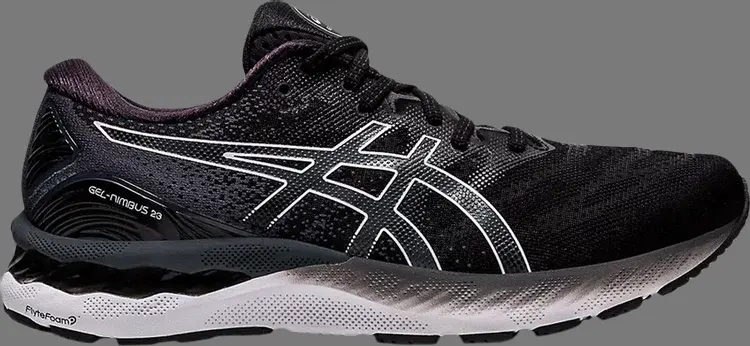 

Кроссовки gel nimbus 23 'black white' Asics, черный