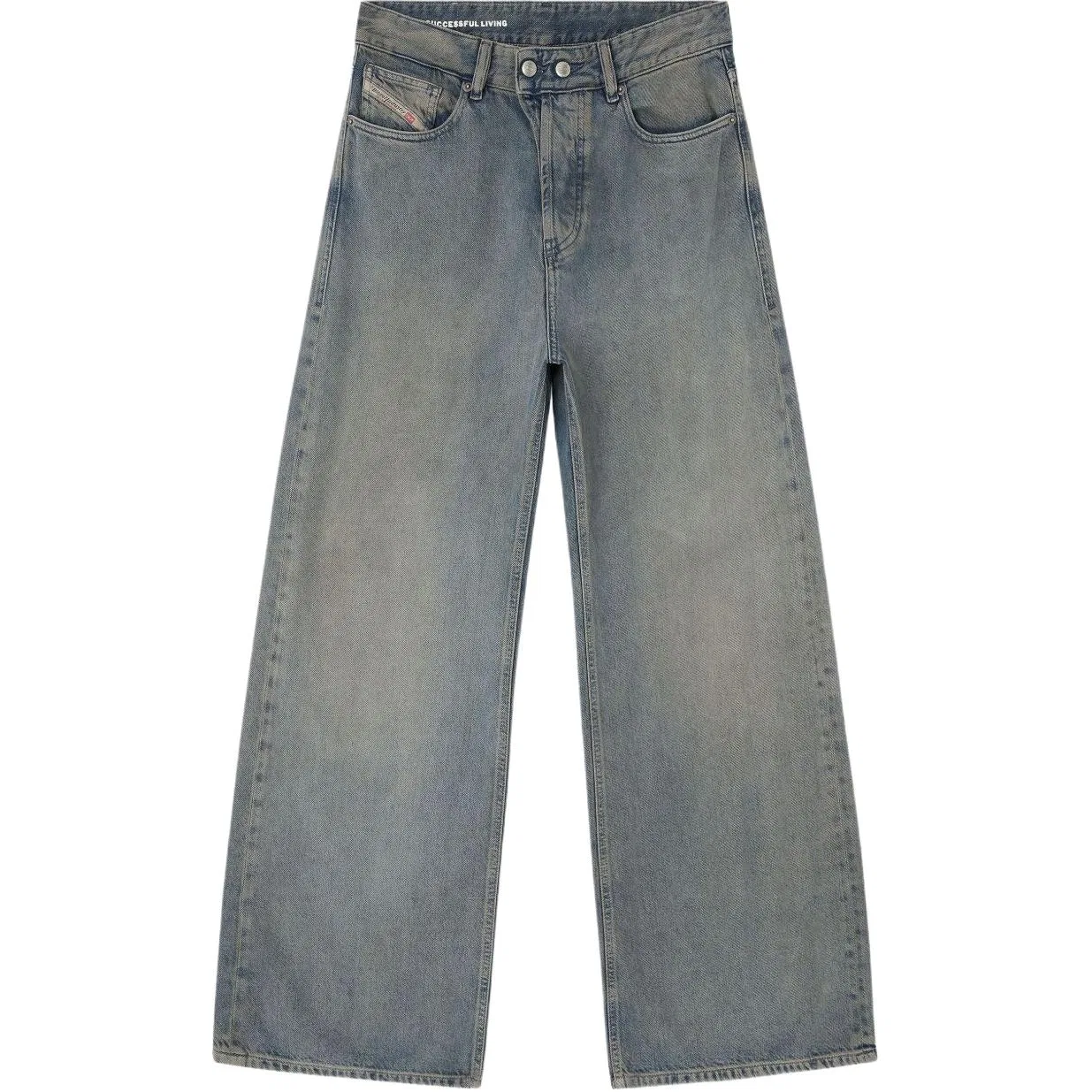 Женские джинсы с заниженной талией и широкими штанинами D-Sire 09n24 DIESEL, Blue