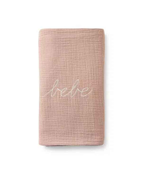 Детское одеяло для новорожденных из марли Gauze bebe swaddle Domani Home, розовый