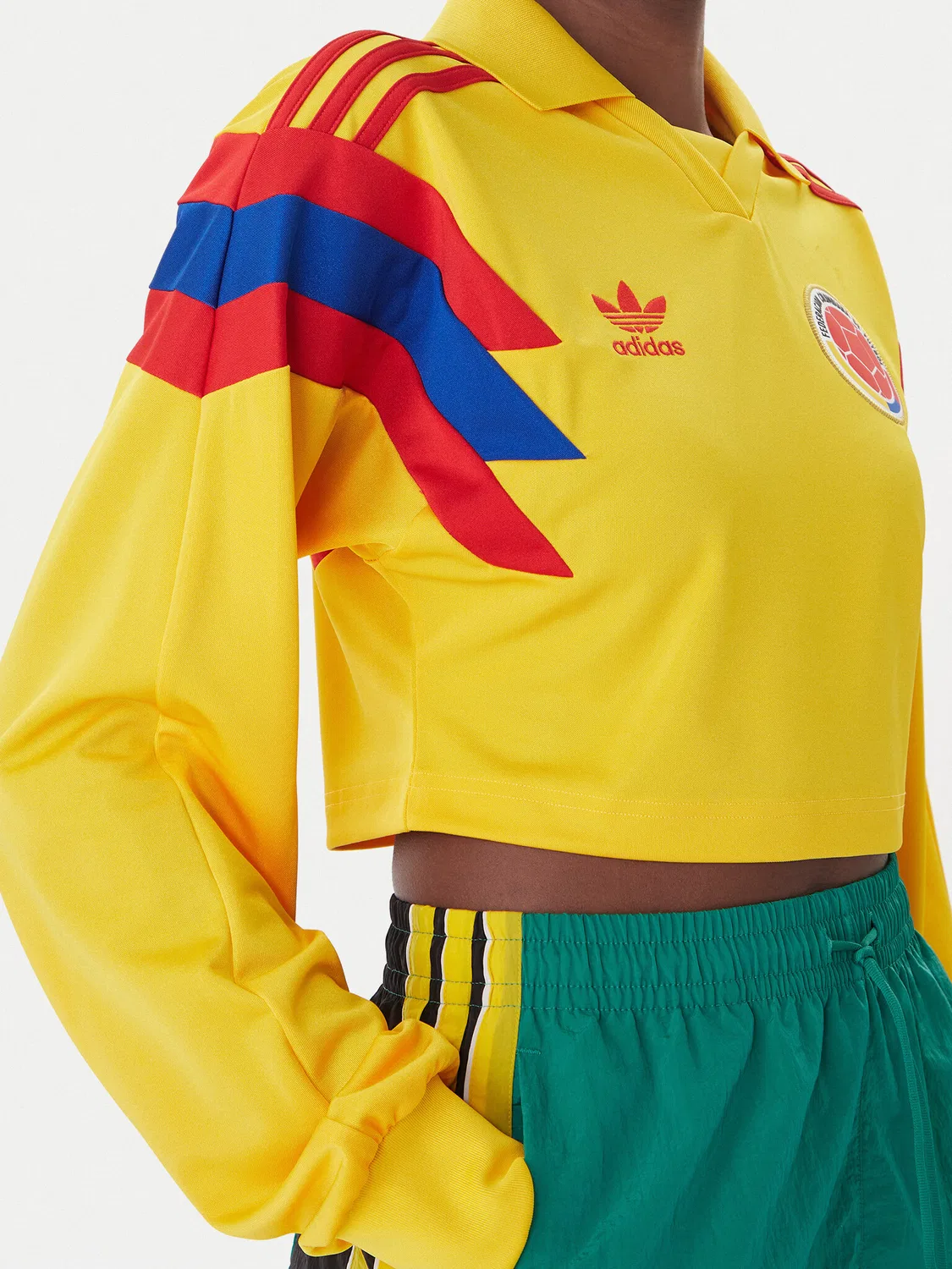 Женская блузка стандартного кроя Columbia Reconstructed Bringback Adidas, желтый — фото 4