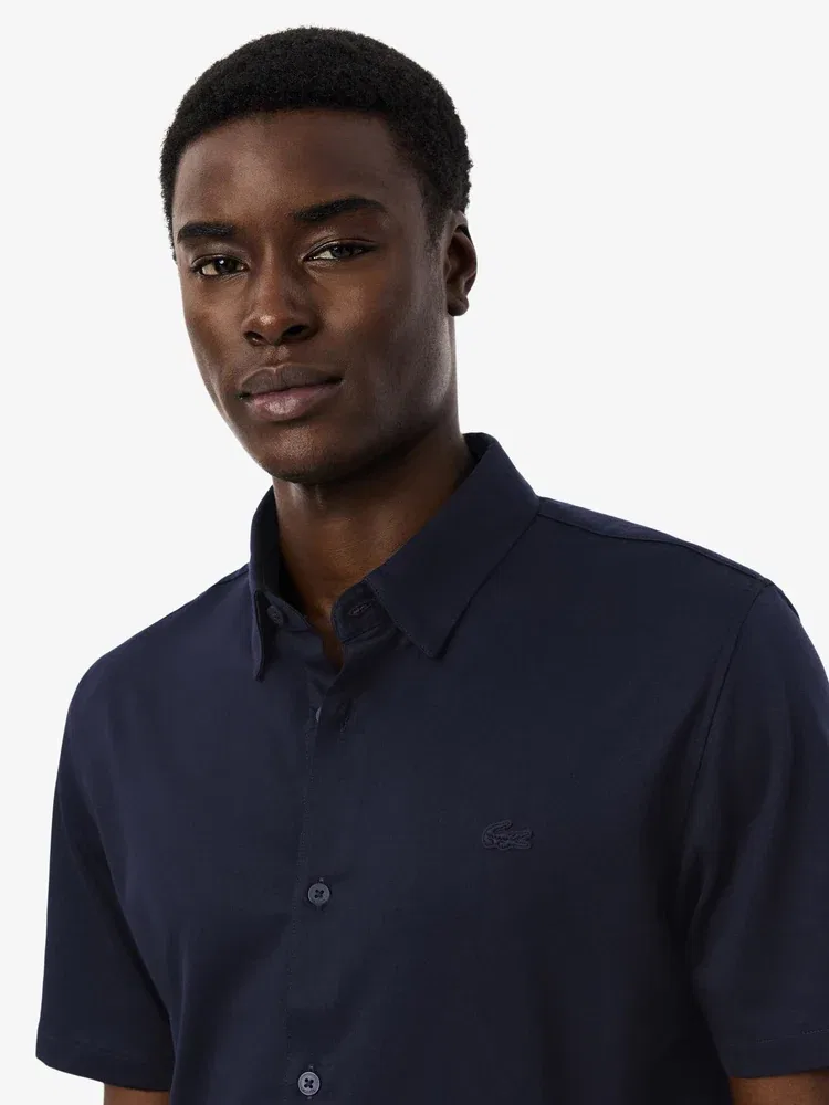 Рубашка с коротким рукавом Slim Fit, модель CH2351 LACOSTE, Navy — фото 2