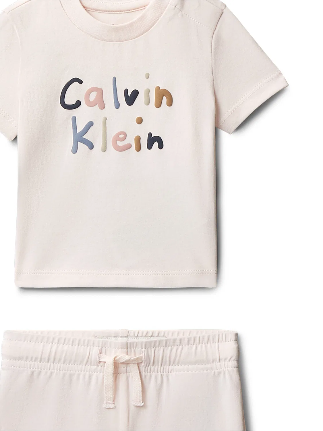 Летнее платье стандартного кроя для девочки Calvin Klein, розовый — фото 3