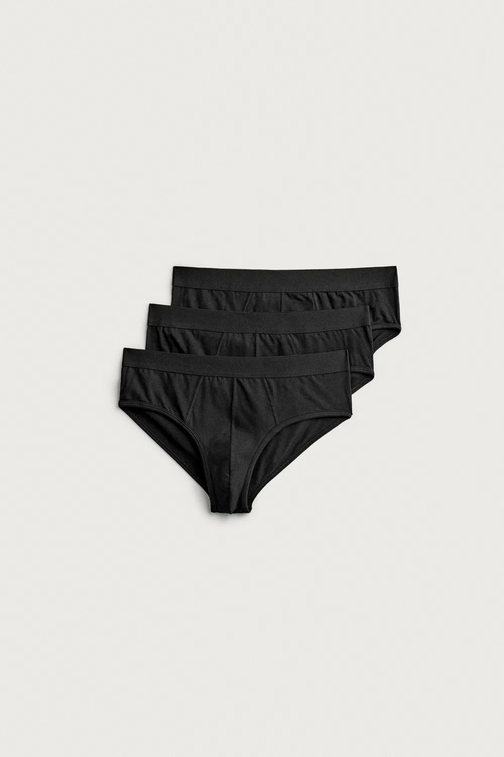Набор из 3 простых трусов ZARA, Black