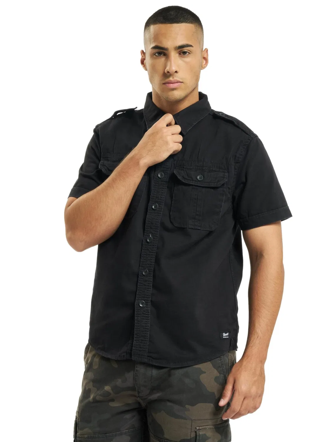 Мужская футболка с коротким рукавом Brandit, Black