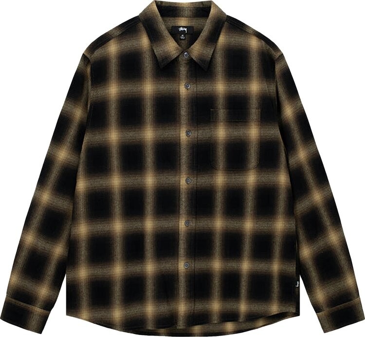 

Рубашка Stussy Pete Plaid Shirt 'Mustard', разноцветный