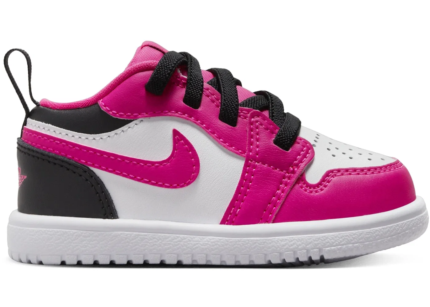 Детские кроссовки с низким верхом Jordan 1 Low ALT Jordan, White/Black/Fierce Pink