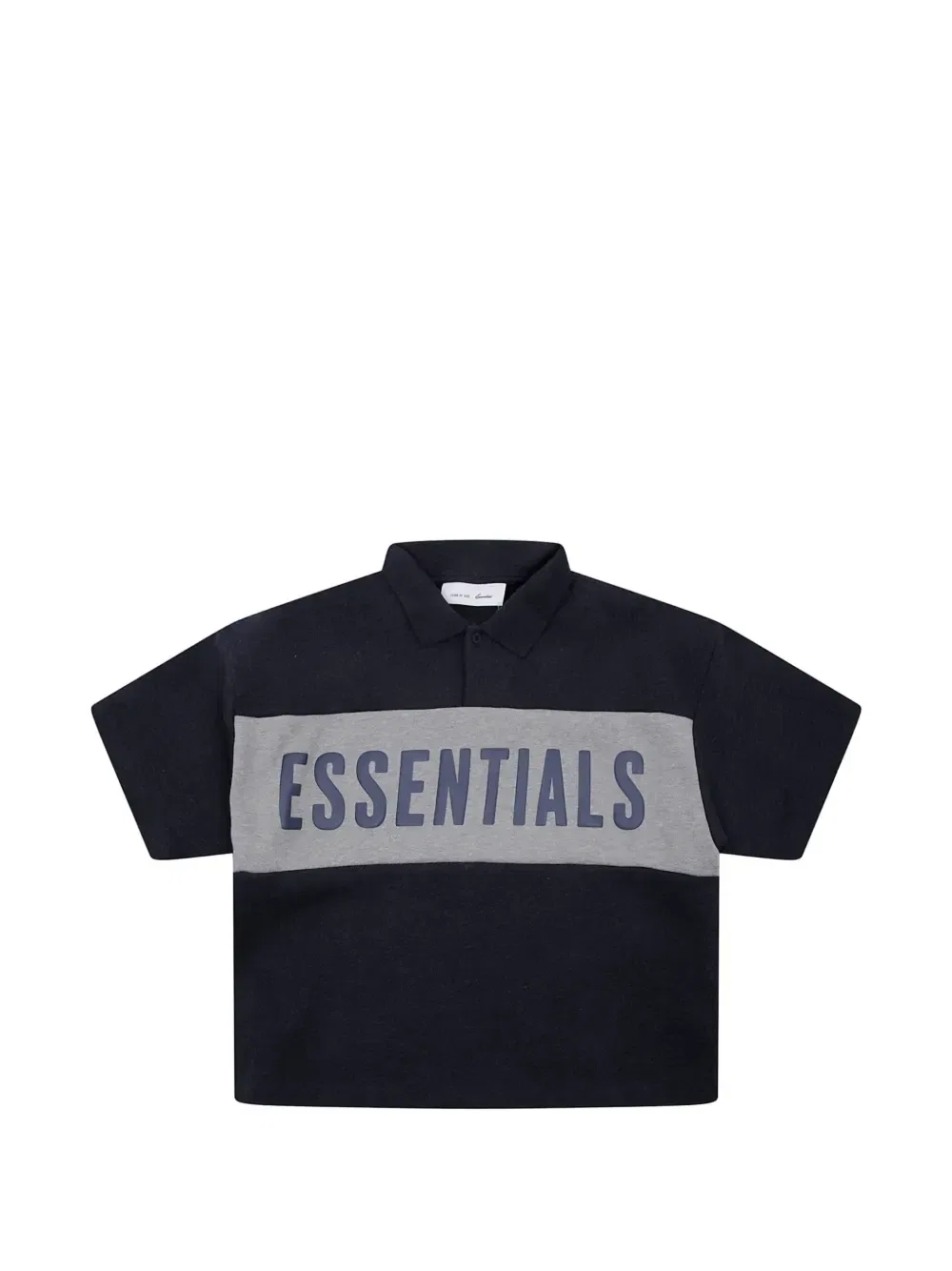Рубашка-поло Essentials с логотипом FEAR OF GOD ESSENTIALS KIDS, черный