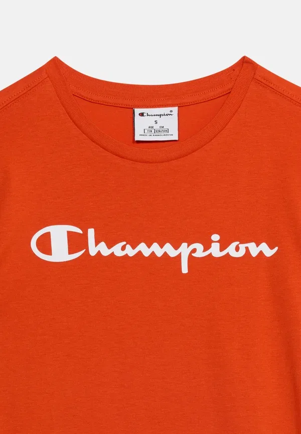 Футболка унисекс с принтом Champion, оранжевый — фото 3