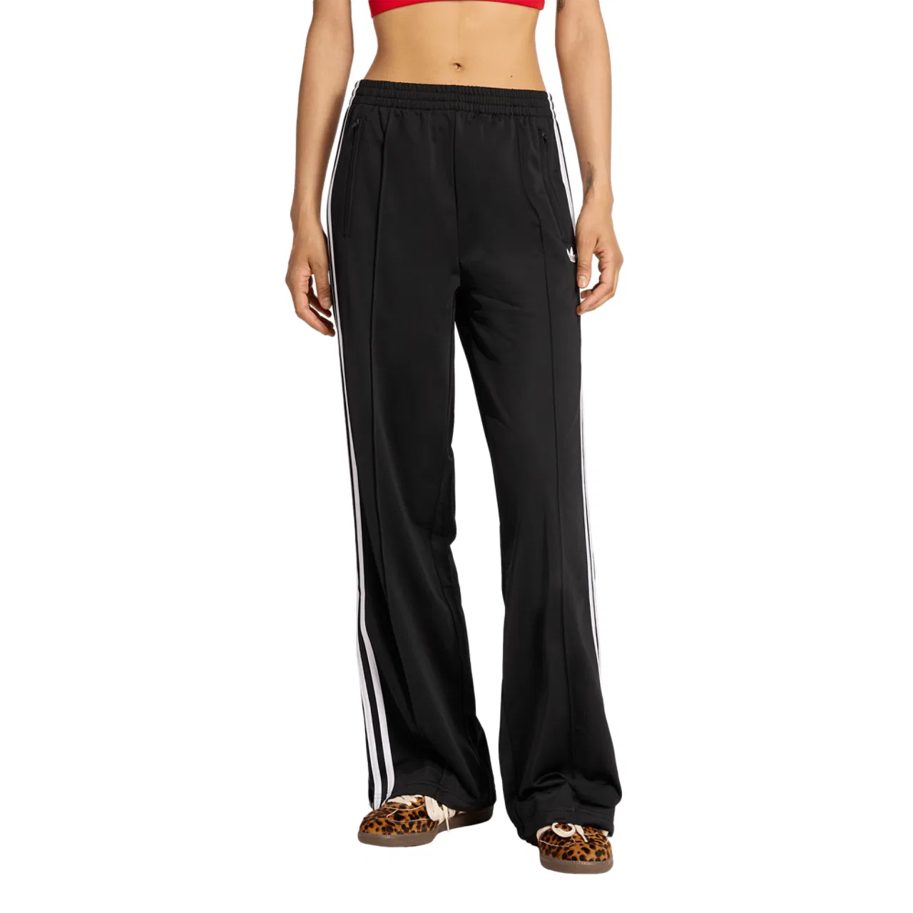 Женские брюки Firebird Track Adidas, белый/черный