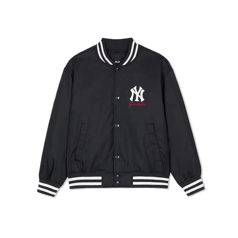 Детский пуховик с воротником-стойкой MLB New York Yankees/Black