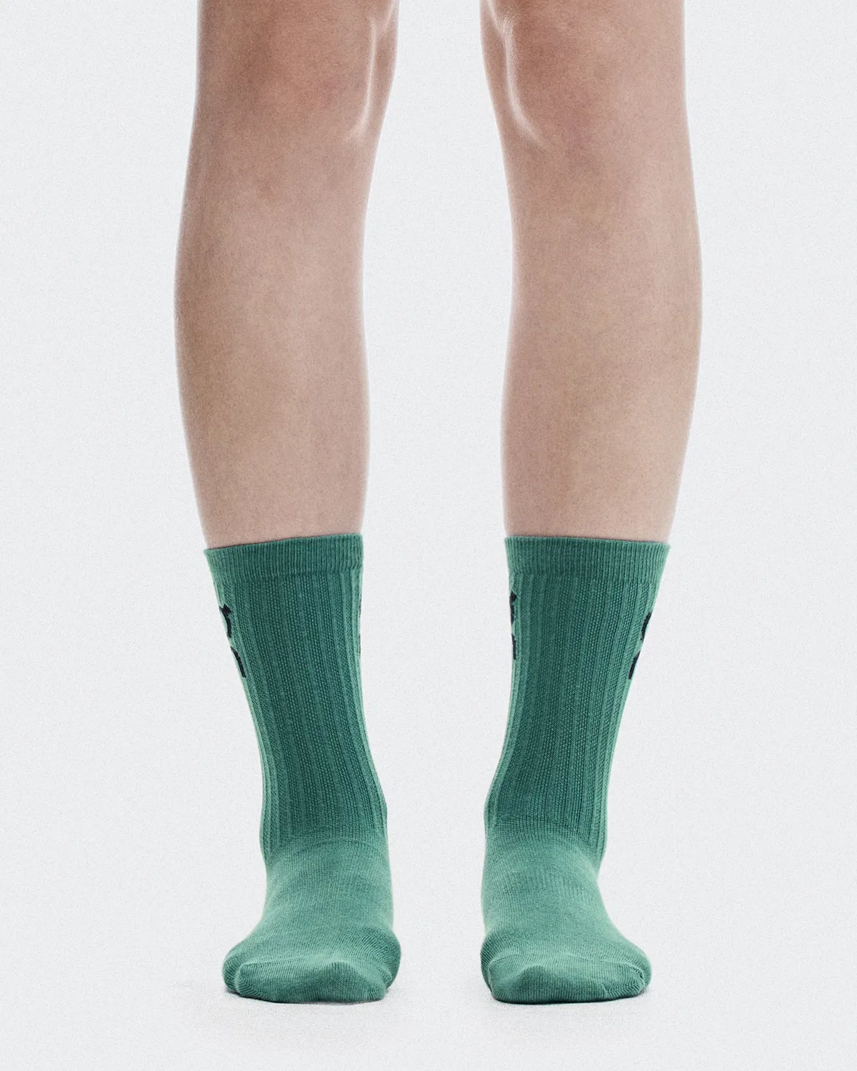 Детские носки высокие с логотипом комплект из 3 пар Logo Sock High On, Brook Storm — фото 2